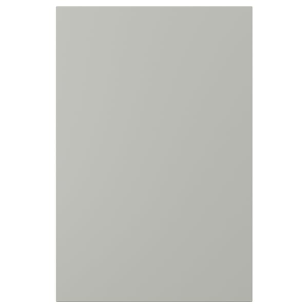 HAVSTORP light grey kitchen cabinet door, rectangular, smooth acrylic finish.