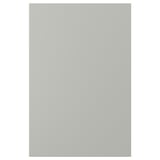 HAVSTORP light grey kitchen cabinet door, rectangular, smooth acrylic finish.