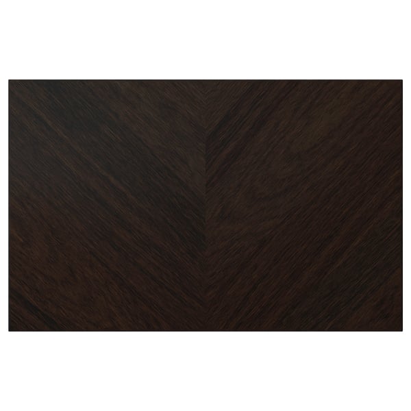 HEDEVIKEN natural oak veneer front, rectangular, chevron pattern design.
