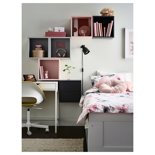 HEKTAR Wall/clamp spotlight, dark grey