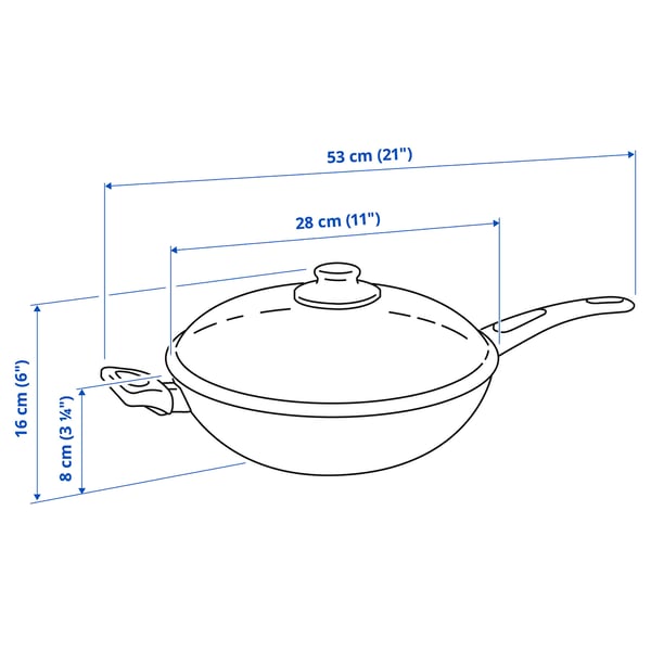 Illustration with measurements for the product: HEMLAGAD.