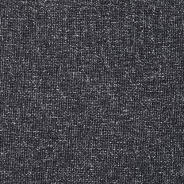 Closeup of IDANÄS bed fabric, soft grey tone, textured weave, durable polyester.