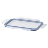 IKEA 365+ clear lid, rectangular, snap-lock design for food containers.