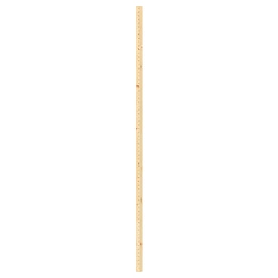 A single IVAR wooden pole, light tan in colour, with a rectangular shape, and a natural wood grain design.