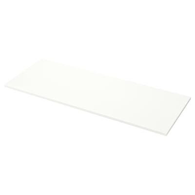Flat, white JÄRSTORP laminate worktop by IKEA.