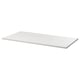 A white JOSTEIN metal shelf. It is rectangular, simple, and durable with a powder-coated finish.