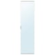 White KAMMARTORP mirror cabinet with milled details and handle, perfect for spacious rooms.