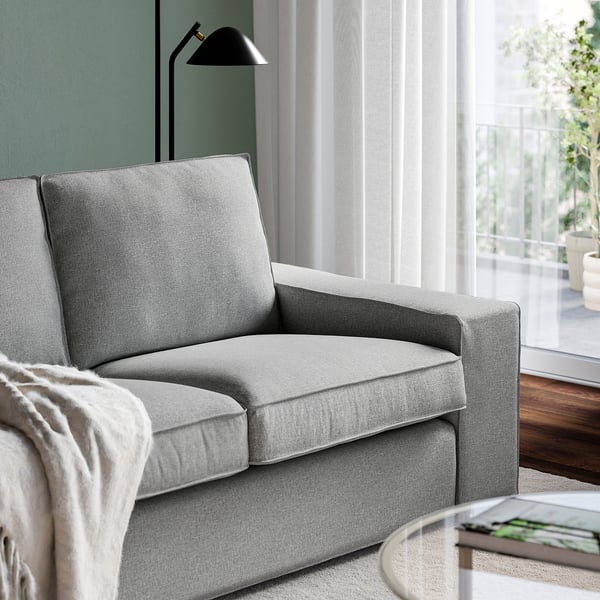 KIVIK 3-seat sofa, Tibbleby beige/grey