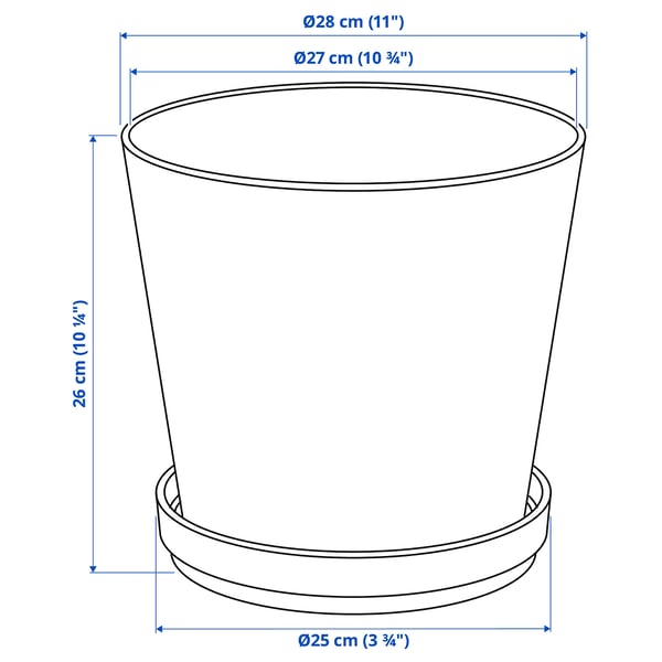 Illustration with measurements for the product: KLOTLÖNN.