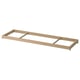 KOMPLEMENT clothes rail, light oak, steel, rectangular, minimalist design.