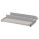 KOMPLEMENT beige pull-out tray. Made of fibreboard and plastic, filled with grey felt.