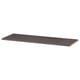 KOMPLEMENT dark shelf, rectangular shape, flat surface.