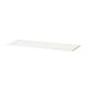 KOMPLEMENT white shelf, rectangular, flat top, made of particleboard, ideal for pax wardrobe.