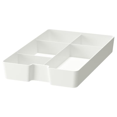 KUGGIS Insert with 5 compartments, white