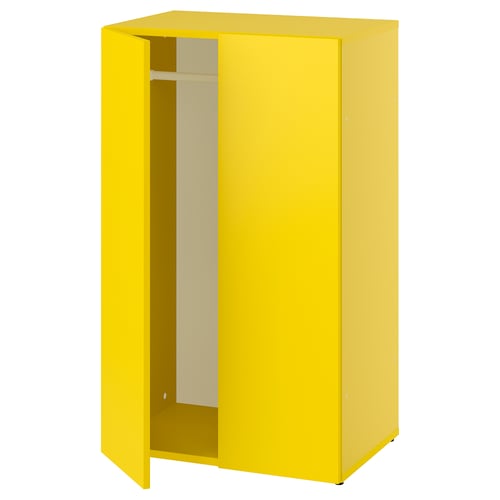 LASTARE Wardrobe combination, yellow, 60x42x101 cm