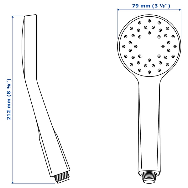 Illustration with measurements for the product: LILLREVET.