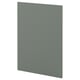 METOD kitchen door in grey-green with modern, rectangular design and smooth finish.