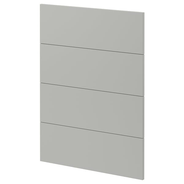 METOD kitchen panel, light grey, rectangular, fiberboard, minimalist design.