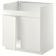 White METOD kitchen cabinet, sleek design, modern storage.
