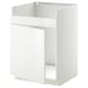 METOD kitchen cabinet: white, minimalist design with single shelf