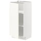 METOD white cabinet, modern design, 3 shelves, adjustable, square shape.