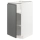 Modern kitchen cabinet, METOD, white & dark grey, sleek design, adjustable shelves.