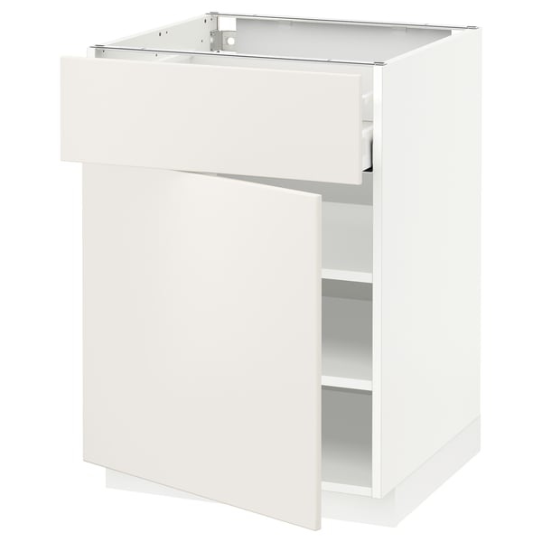 Ikea METOD kitchen unit, white, rectangular, modern design.