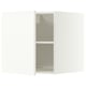 METOD Top cabinet for fridge/freezer, white/Aspudden matt white, 60x60 cm