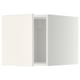 White METOD kitchen cabinet, single door, veddinge series, modern design