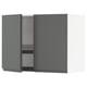 METOD kitchen unit, dark grey, wall-mounted.