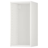 Empty METOD kitchen cabinet with shelf holes.