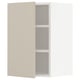METOD Wall cabinet with shelves, white/Havstorp beige, 40x60 cm