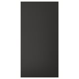 Black rectangular panel from NICKEBO, sleek modern design, recycled materials with black foil finish.