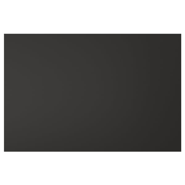 Black rectangular modern NICKEBO design with sleek, smooth surface.