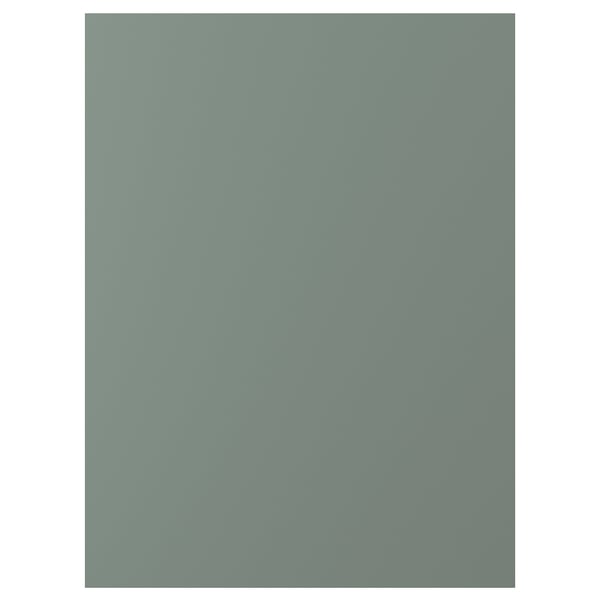 NICKEBO door in grey-green, simple and modern design, smooth matt surface.