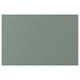 NICKEBO grey-green cabinet front, smooth, rectangular, matt.