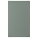 This image a NICKEBO cabinet door in grey-green. Its design has clean, straight lines with a smooth, matte surface.