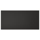 NICKEBO black rectangular panel, modern design, recycled wood and plastic, 25-year guarantee.