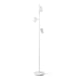 White floor lamp NYMÅNE with three adjustable spots.