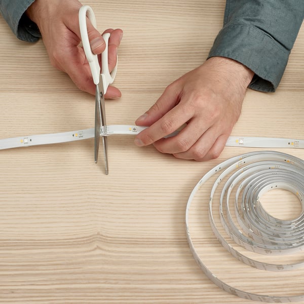 Cutting led lights for customised decor.