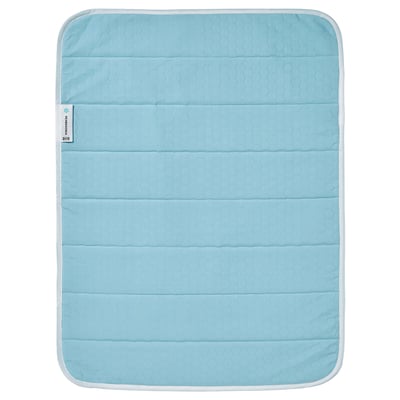 Light blue REXBEGONIA cooling pad, rectangular with diamond pattern.