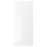 RINGHULT white gloss kitchen cabinet with sleek, modern design, durable, easy-clean foil, 25-year guarantee.