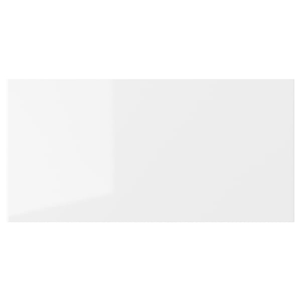 RINGHULT white glossy kitchen drawer. Modern, rectangular design, durable & easy-clean.