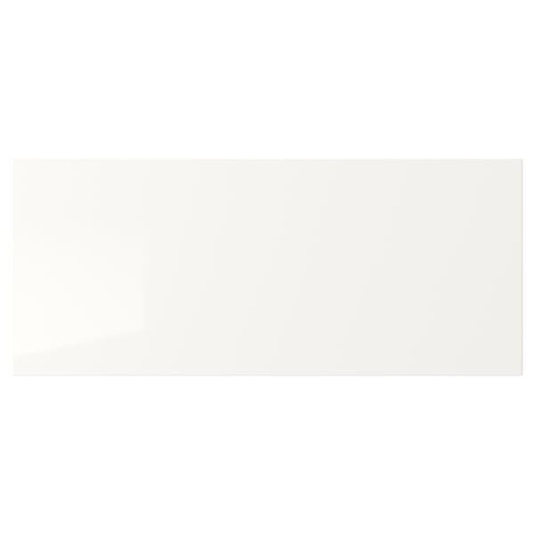 SELSVIKEN white storage unit; sleek, glossy finish; durable particleboard; simple, modern design.