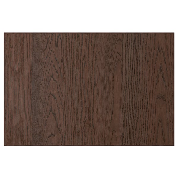 A dark brown wooden panel from SINARP, featuring oak veneer with a sleek, rectangular design.