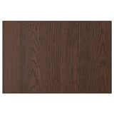 A dark brown wooden panel from SINARP, featuring oak veneer with a sleek, rectangular design.