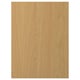 SINARP oak wooden door, light brown, simple rectangle design