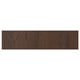 Wooden panel, dark brown, rectangular, oak veneer with solid wood edge.