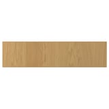 A wooden SINARP drawer in oak colour, rectangular shape, and sleek design.