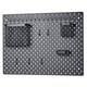 SKÅDIS grey pegboard with mesh pockets and hooks, wall organiser.
